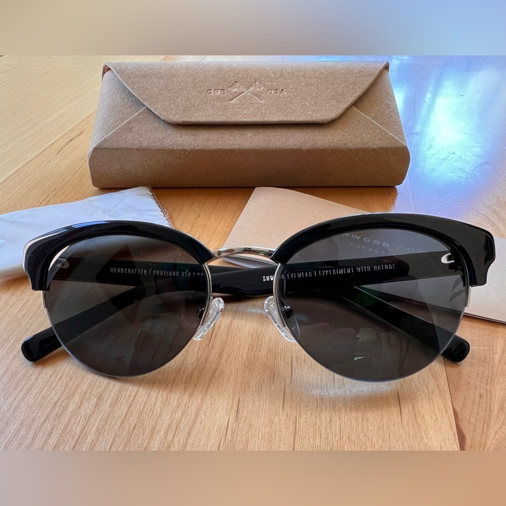 Shwood Hayden Black Sunglasses